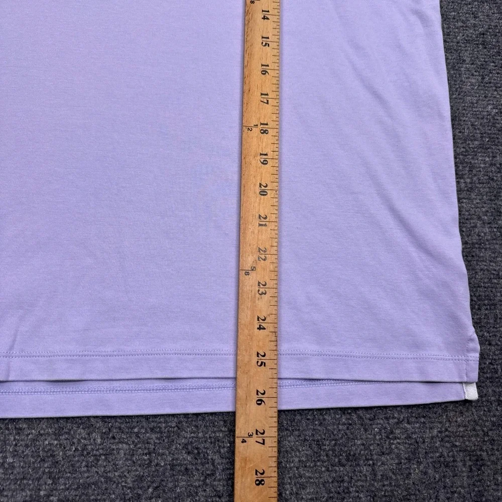 Banana Republic Polo Shirt Mens Size Large Pastel Purple Casual Cotton Essential